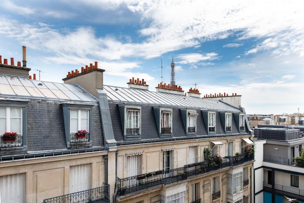 פריז Appartement Vue Tour Eiffel מראה חיצוני תמונה
